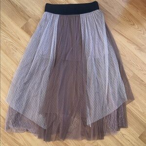 Free People Skirt Layered Tulle Mesh Netting Size XS 27” waist